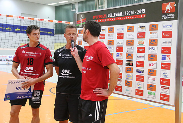 Gewerbepark Bliesen GmbH sponsort TV Bliesen Volleyball